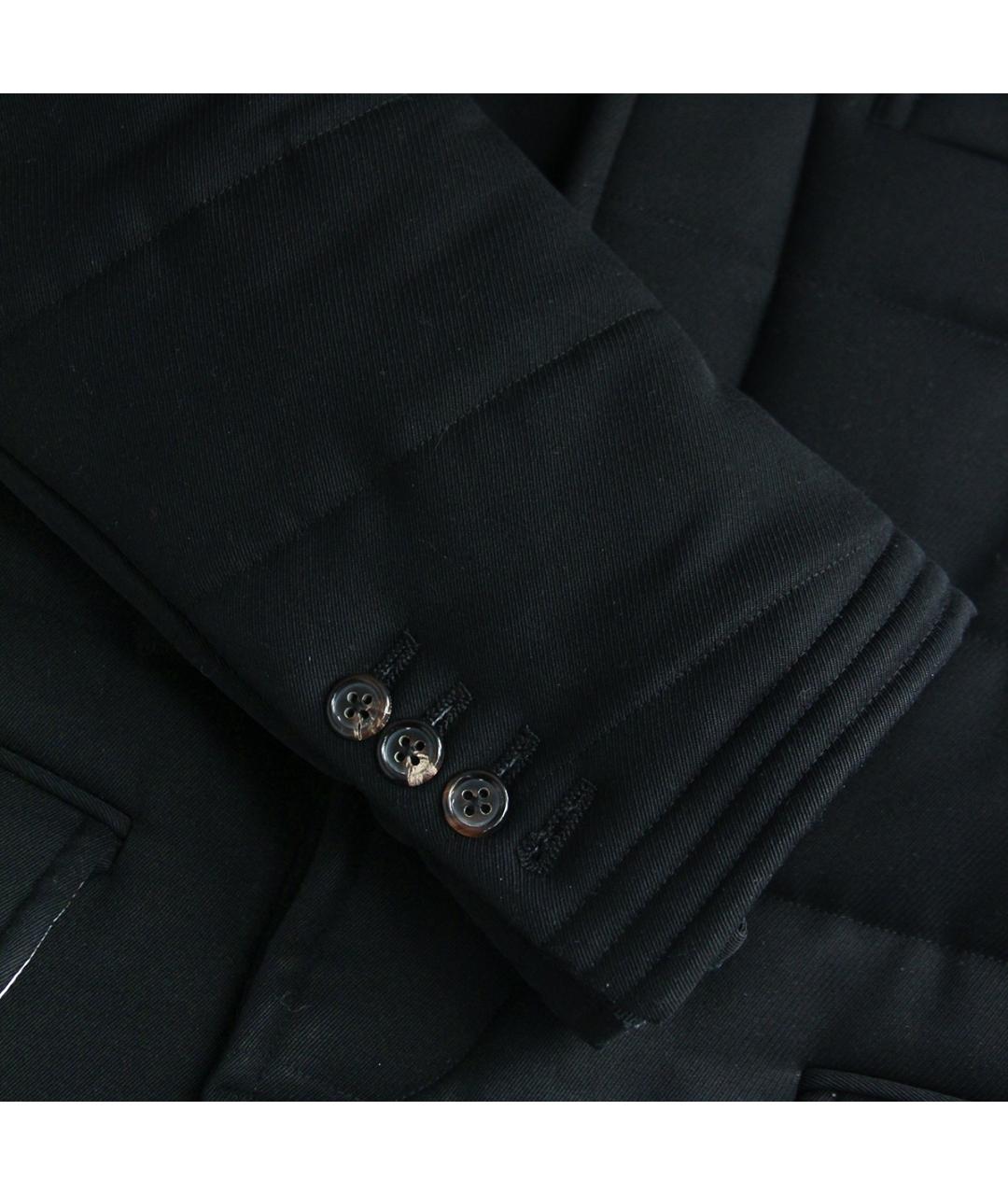 THOM BROWNE Черное полиэстеровое пальто, фото 5