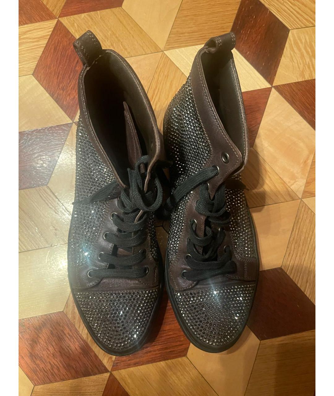 LE SILLA Коричневые кожаные слипоны, фото 4