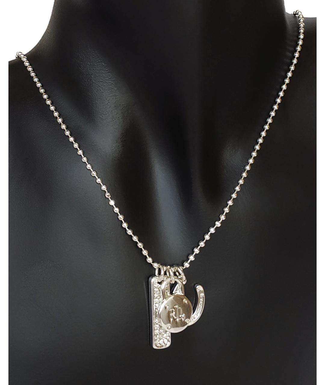 RALPH LAUREN Серебряное с серебряным покрытием колье, фото 4