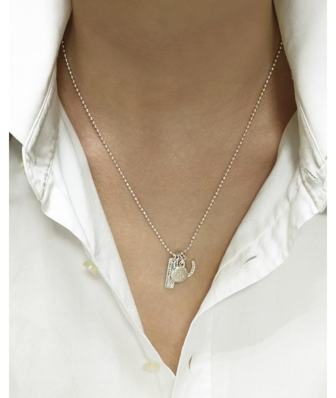 RALPH LAUREN Серебряное с серебряным покрытием колье, фото 2