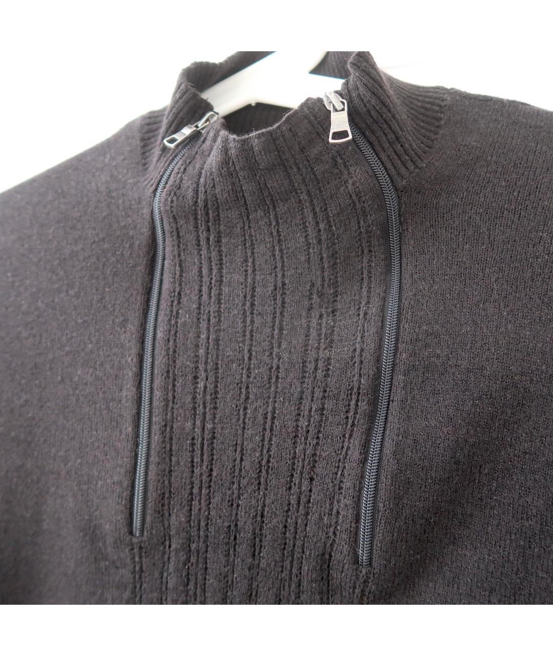 ARMANI EXCHANGE Черный шерстяной джемпер / свитер, фото 5