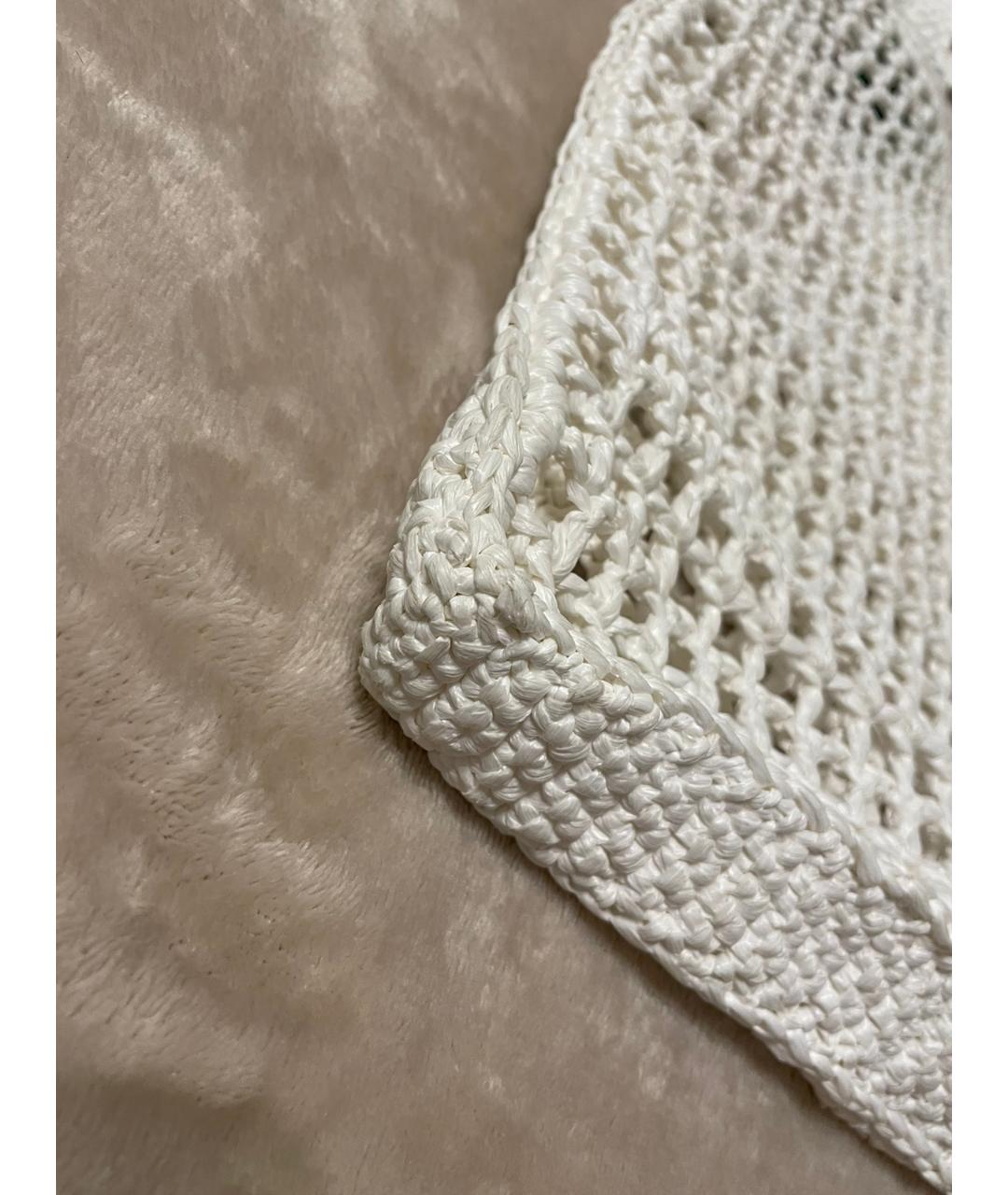 PRADA Белая пляжная сумка, фото 5