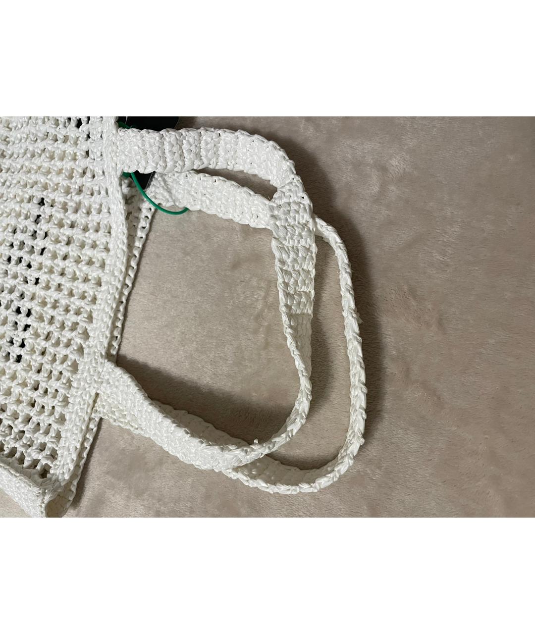 PRADA Белая пляжная сумка, фото 7