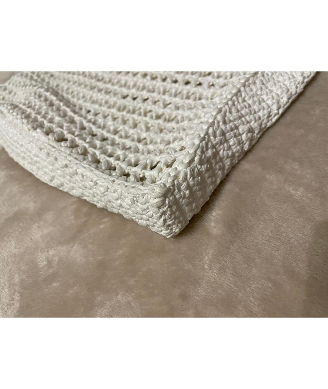 PRADA Белая пляжная сумка, фото 6