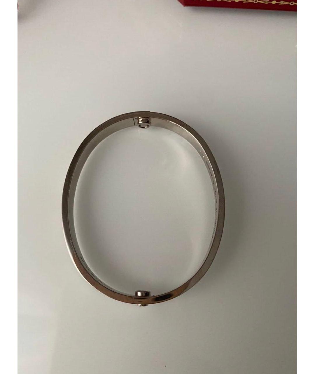 CARTIER Белый браслет из белого золота, фото 2