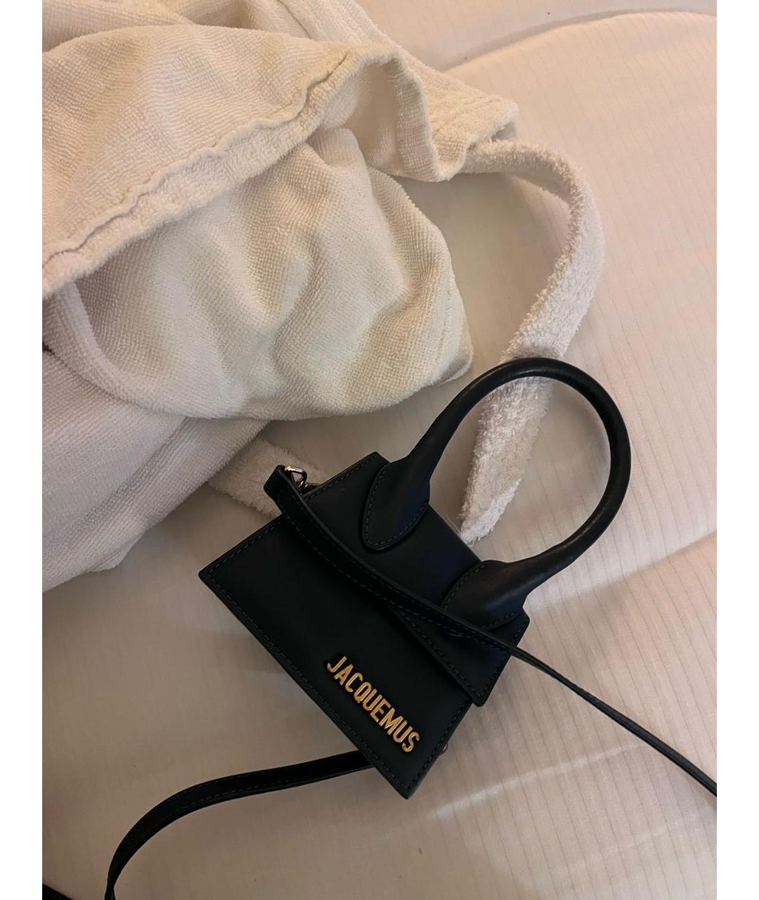 JACQUEMUS Темно-синяя сумка через плечо, фото 3