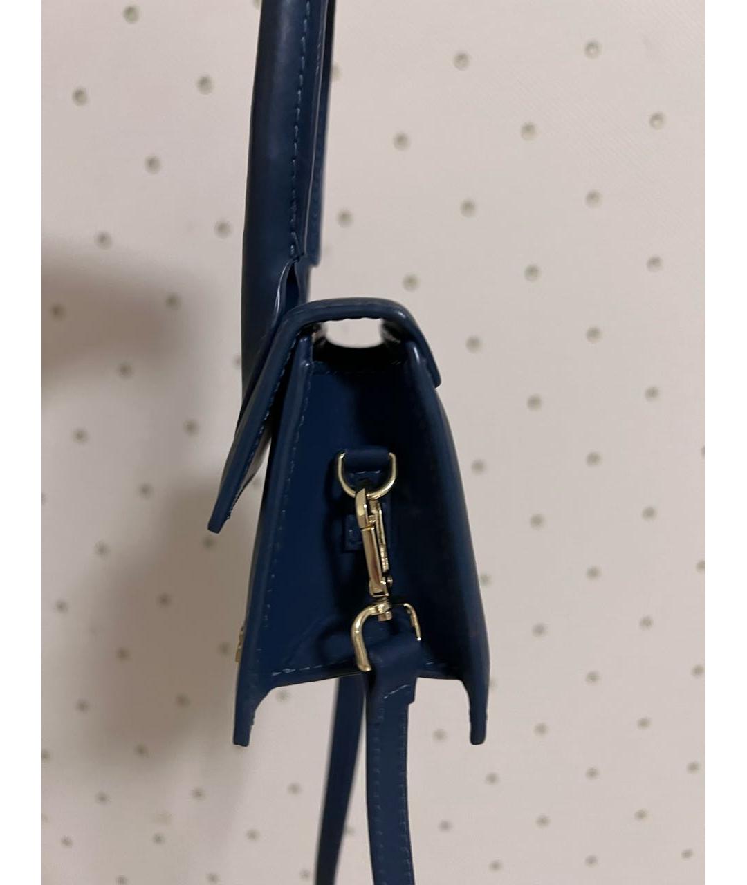 JACQUEMUS Темно-синяя сумка через плечо, фото 6
