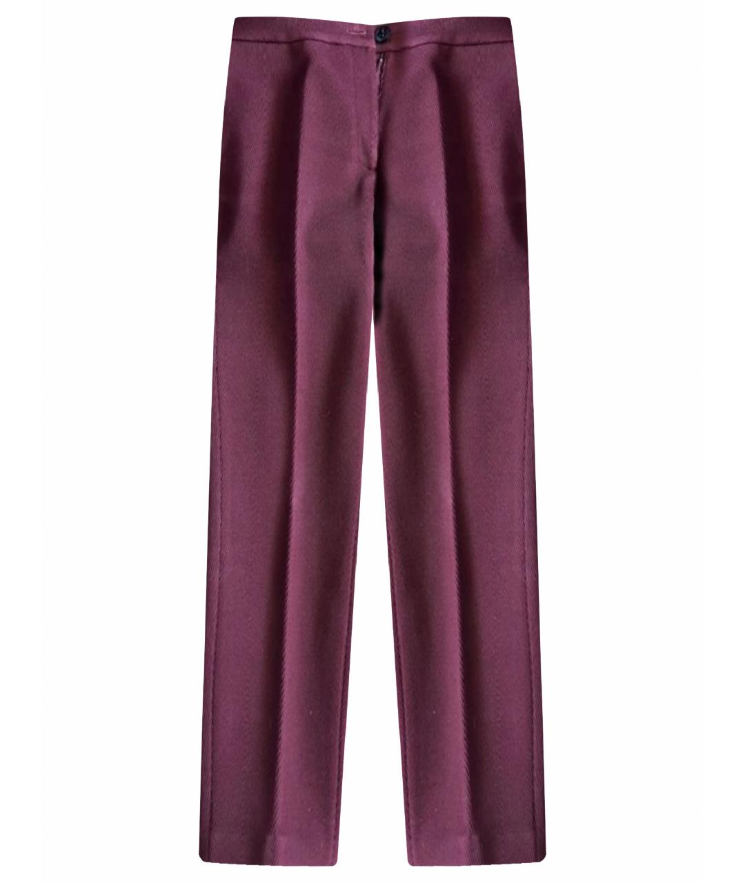 ERIKA CAVALLINI Бордовые брюки узкие, фото 1