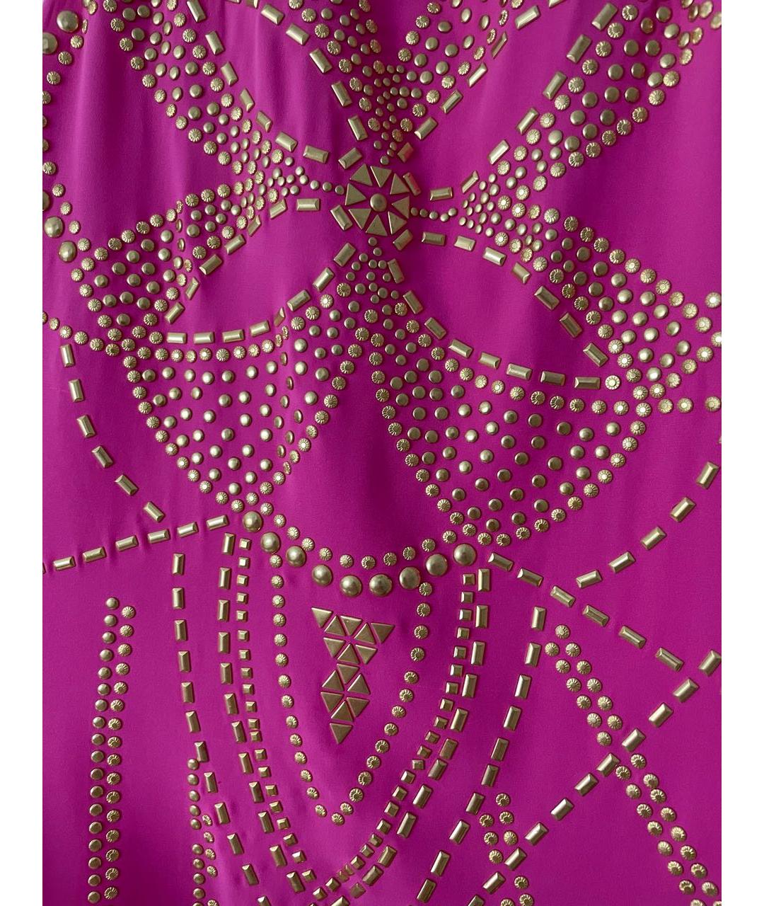 VERSACE Розовое шелковое коктейльное платье, фото 4