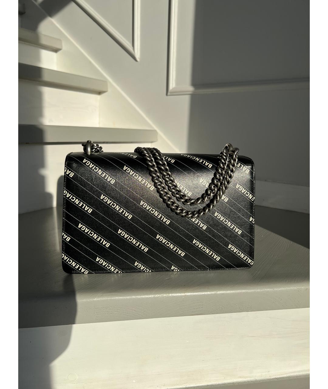 GUCCI Черная кожаная сумка через плечо, фото 3