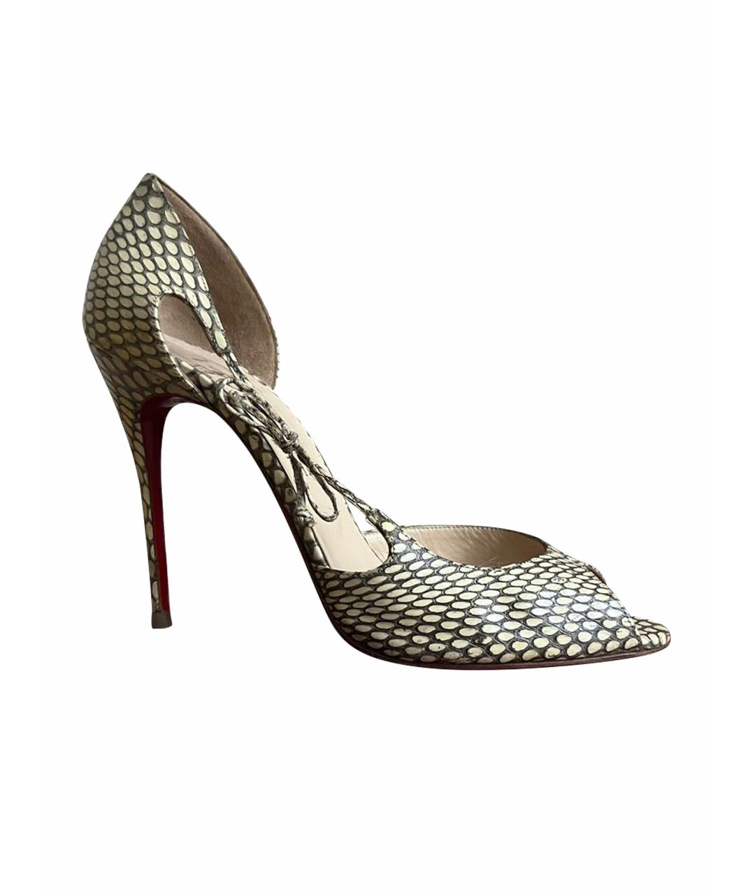 CHRISTIAN LOUBOUTIN Кожаные туфли, фото 1