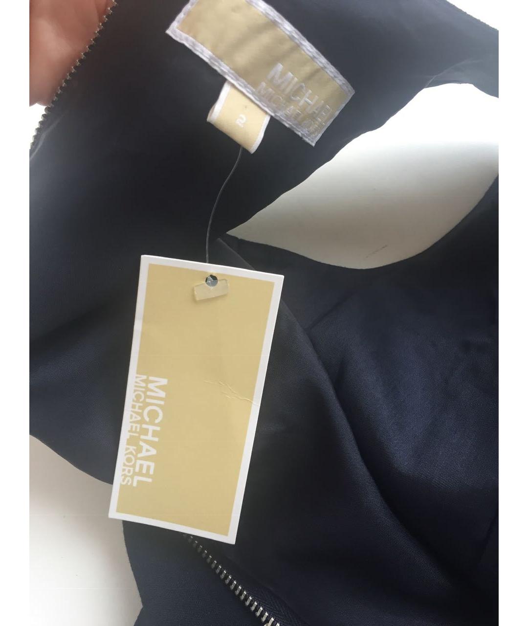 MICHAEL KORS Темно-синее повседневное платье, фото 6