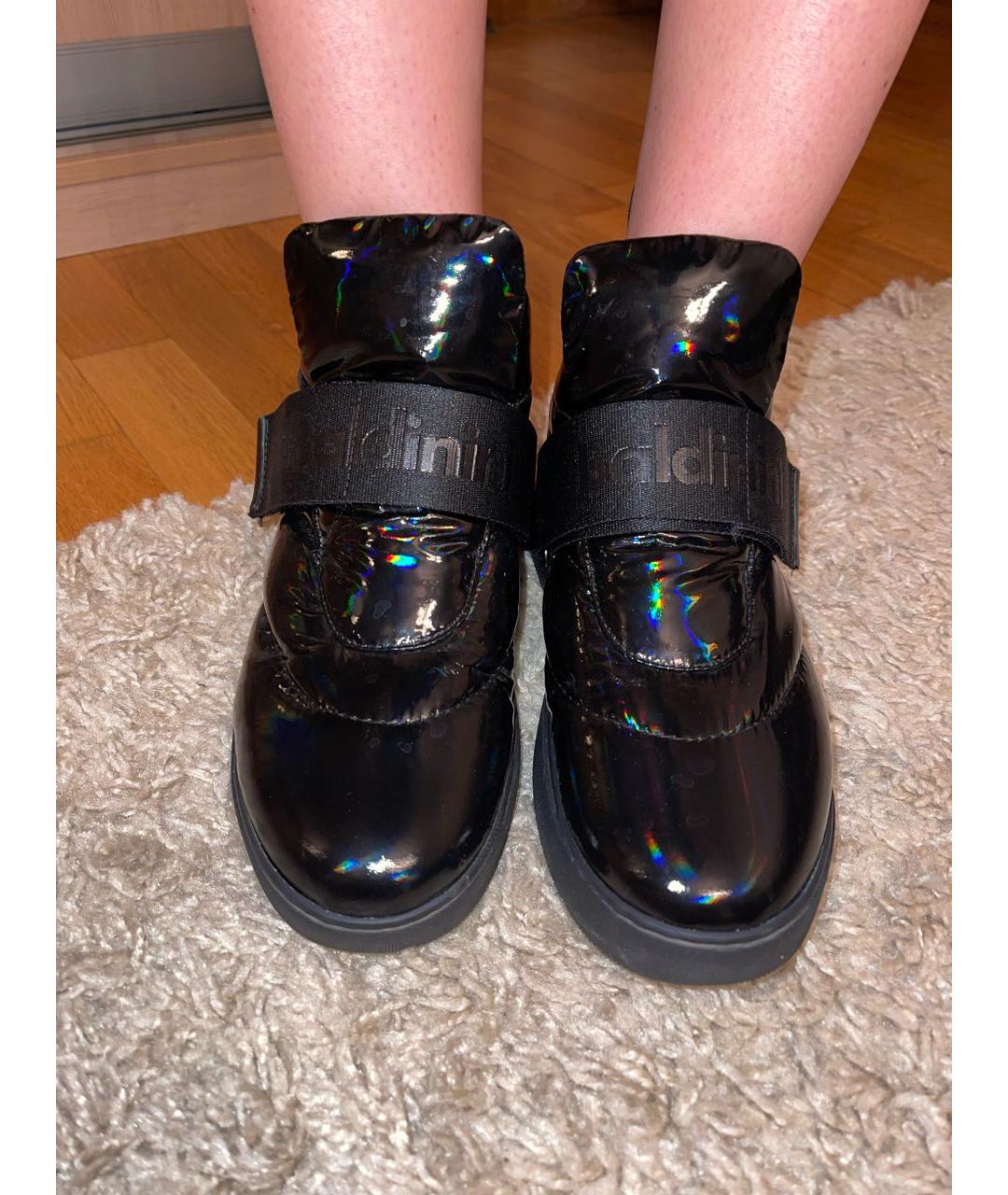 BALDININI Черные текстильные ботинки, фото 3
