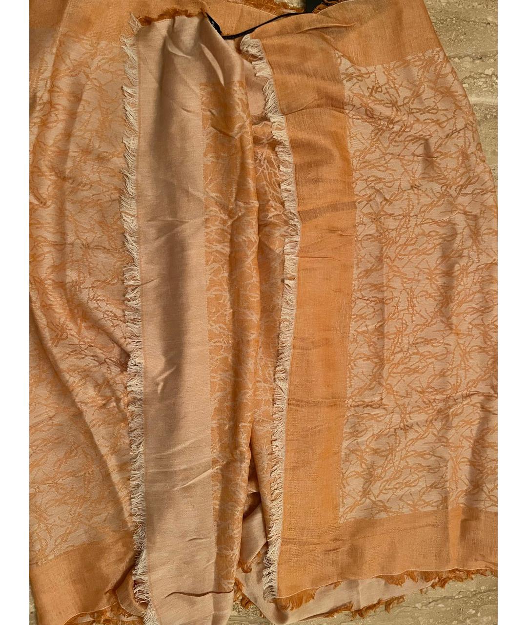 SAINT LAURENT Хлопковый платок, фото 1