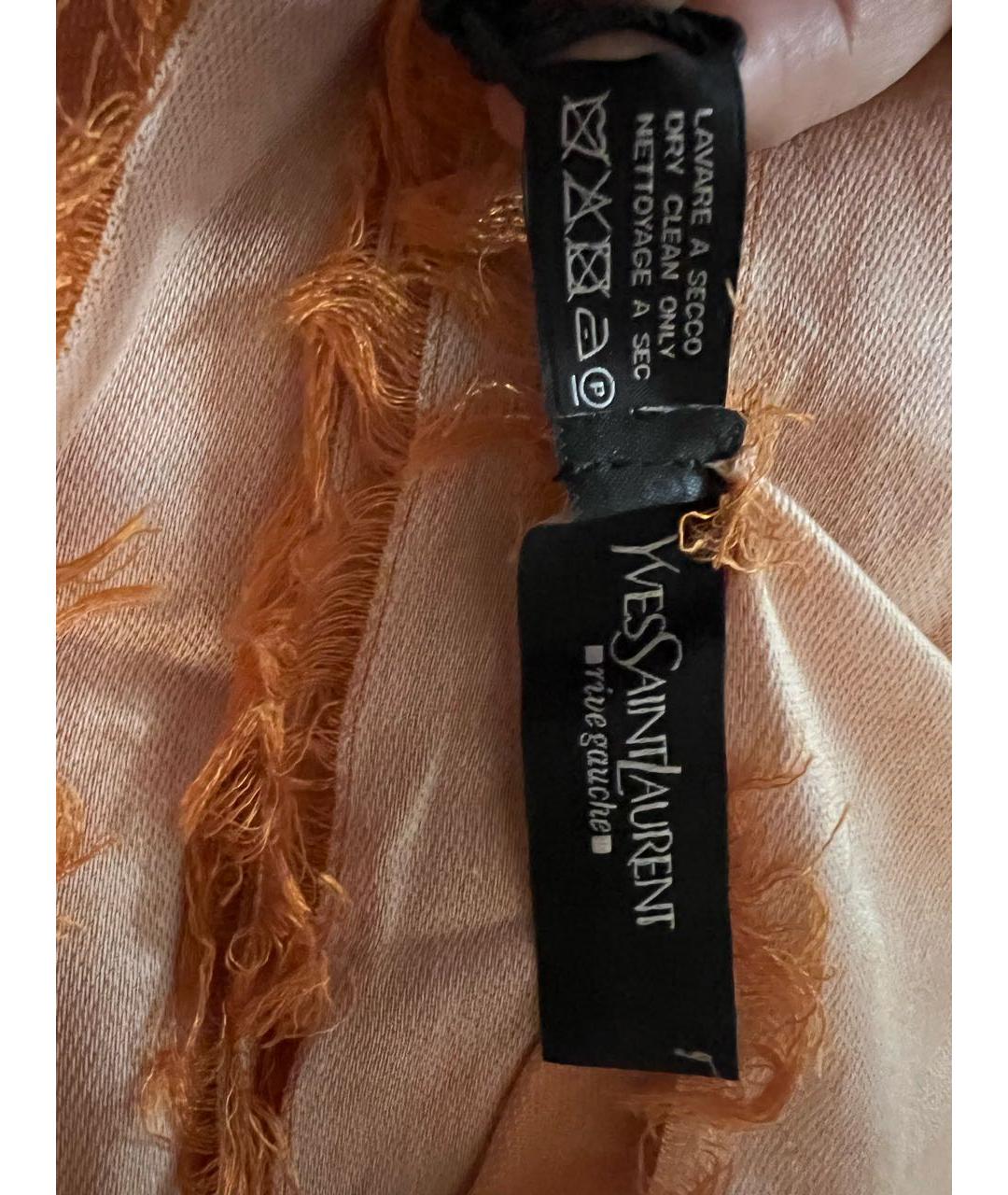 SAINT LAURENT Хлопковый платок, фото 3