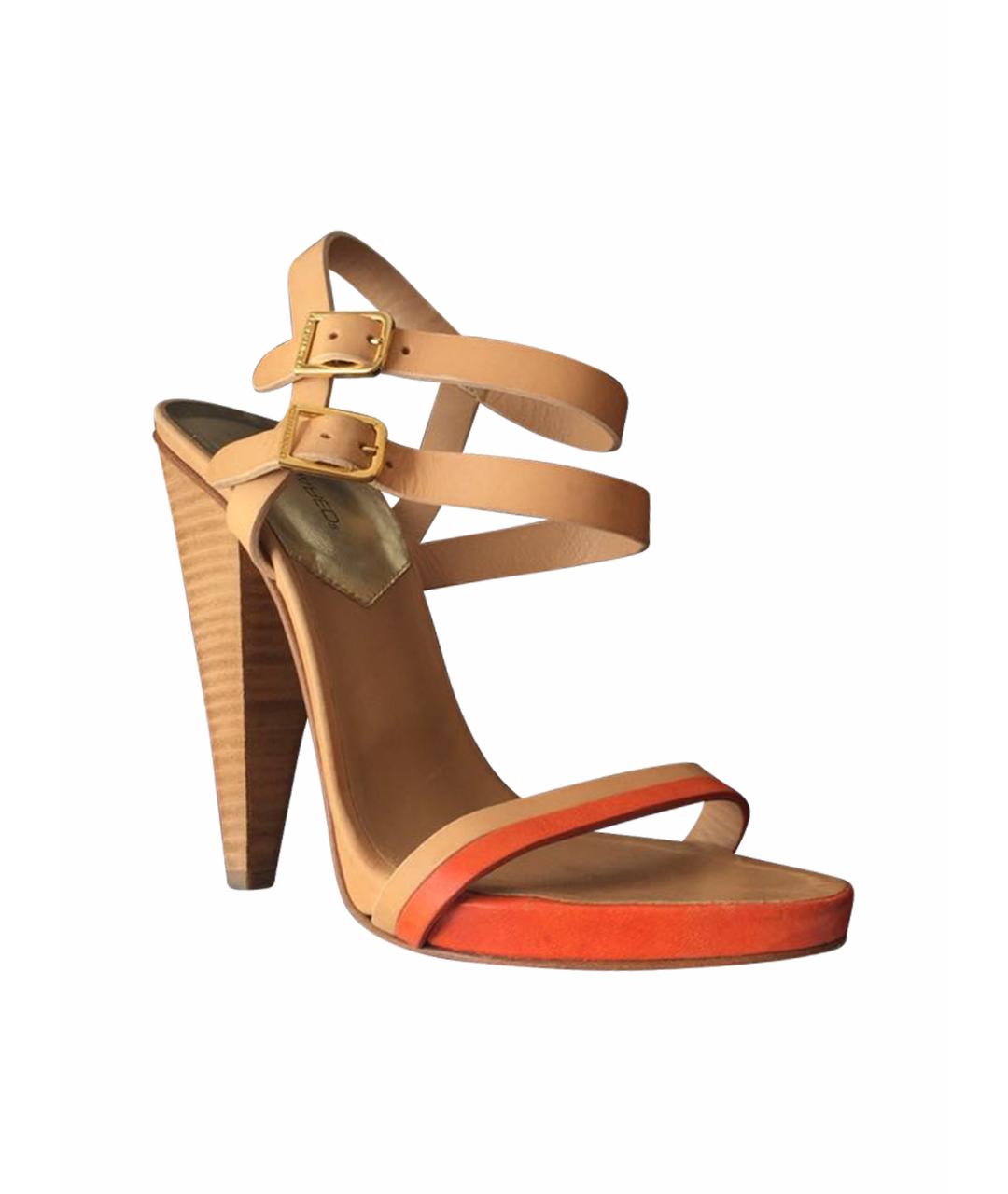 DSQUARED2 Мульти кожаные босоножки, фото 1