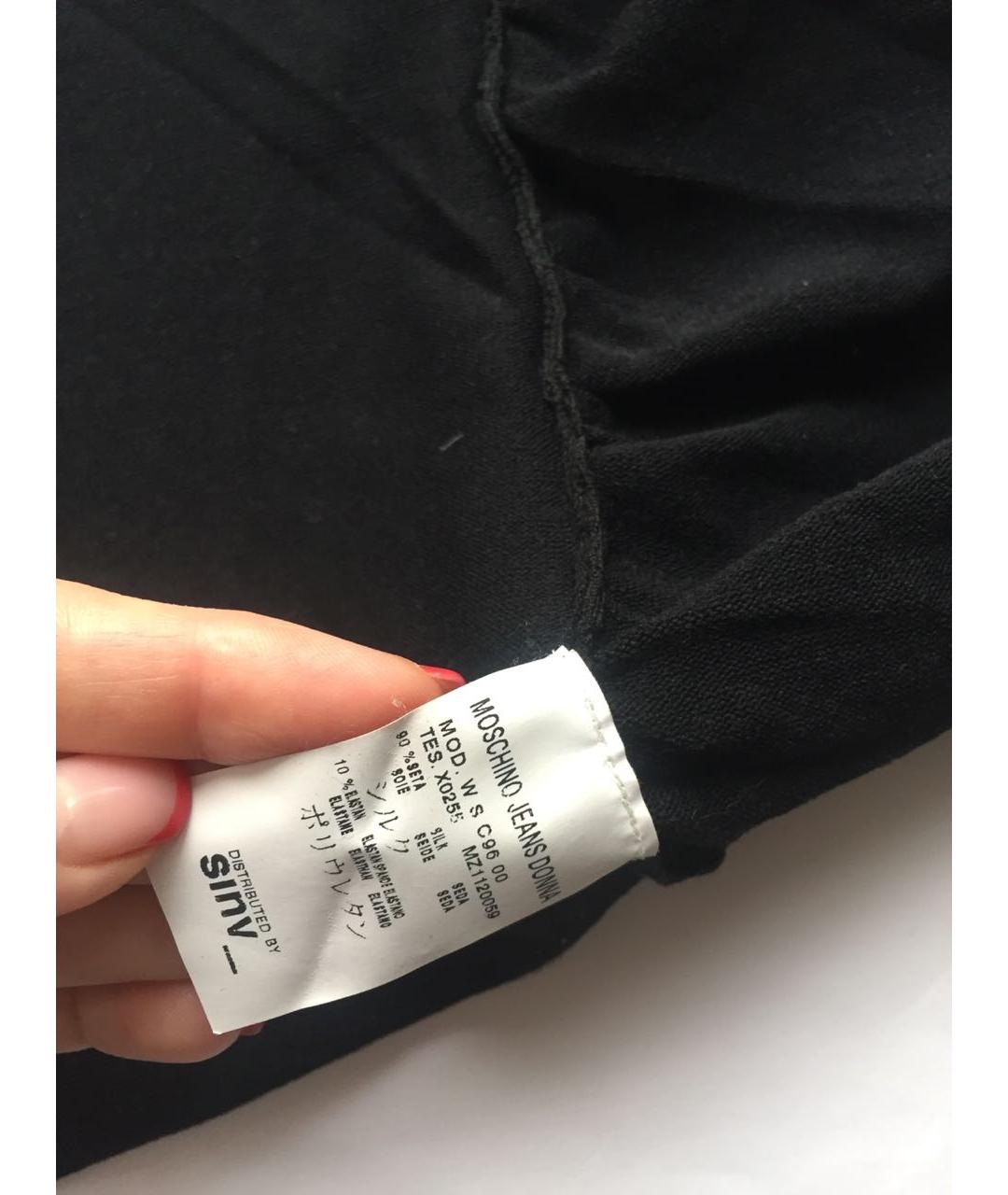 MOSCHINO Черный джемпер / свитер, фото 7