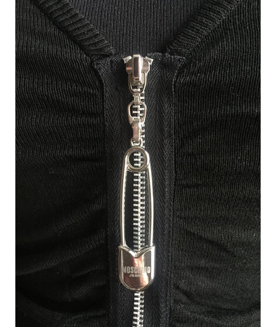 MOSCHINO Черный джемпер / свитер, фото 5