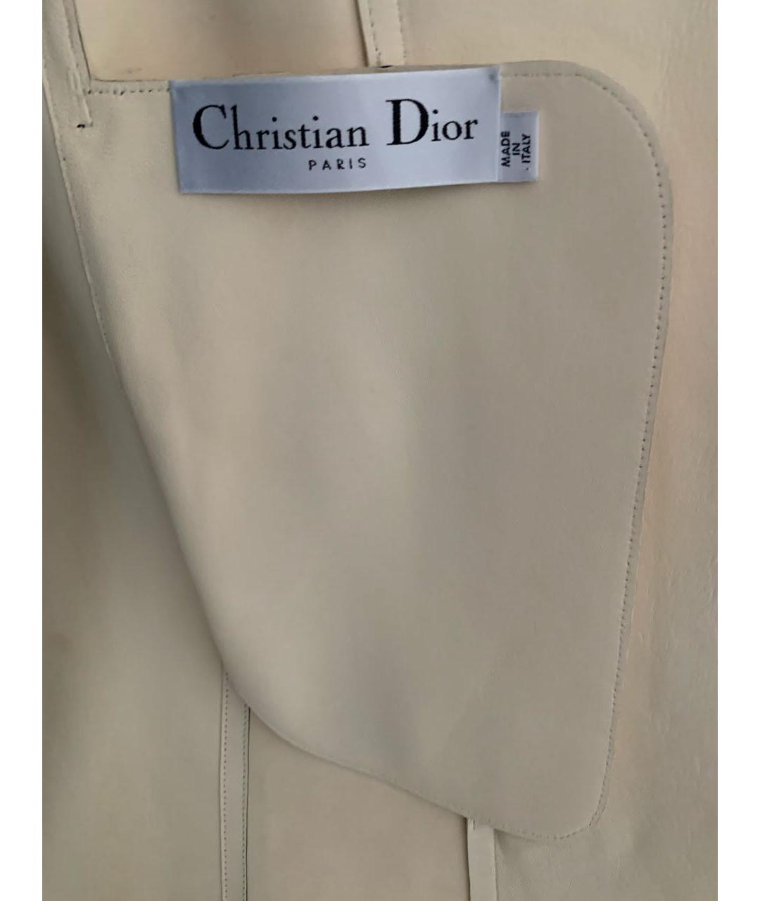 CHRISTIAN DIOR Черное кожаное платье, фото 6