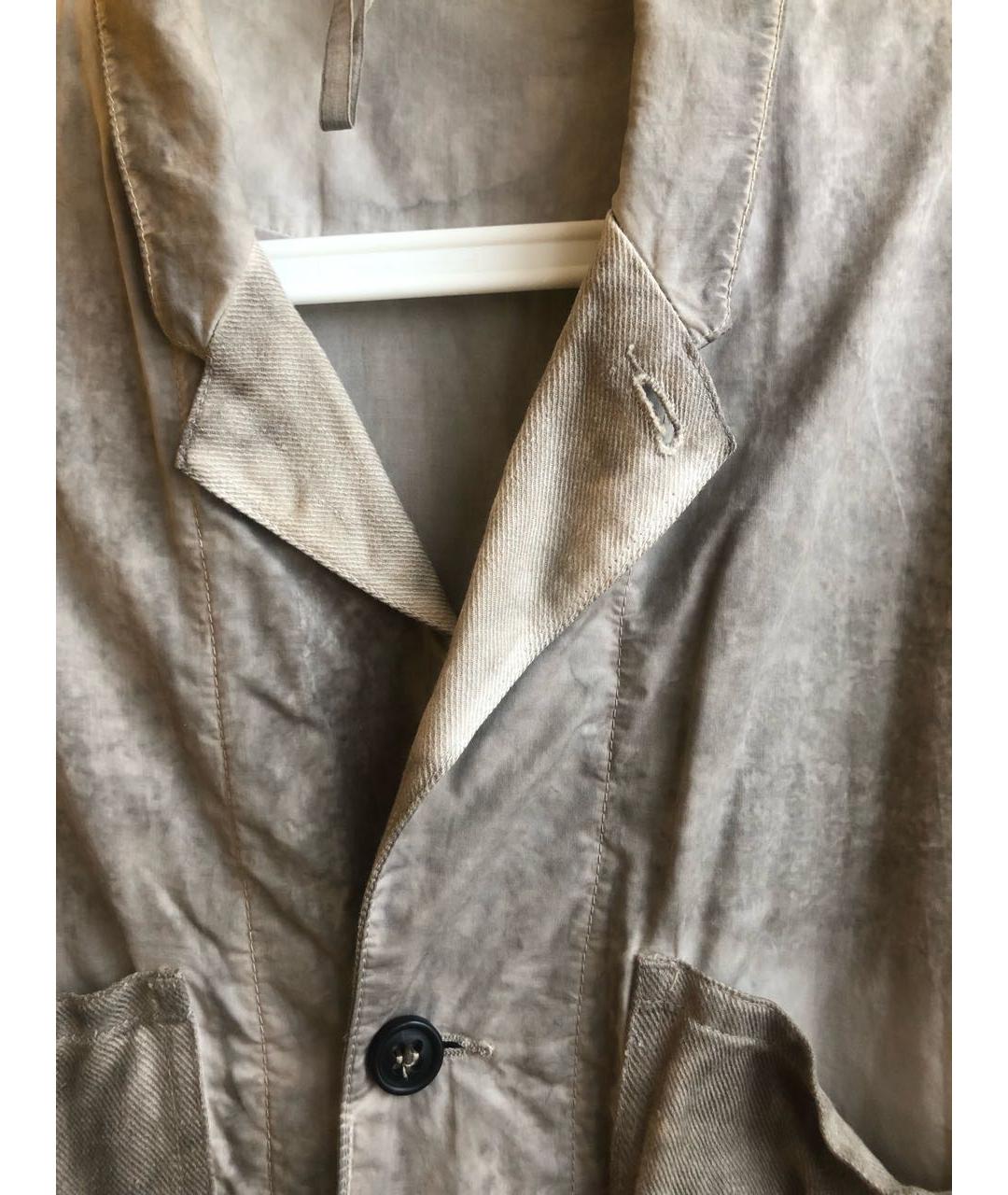 DAMIR DOMA Серый хлопковый пиджак, фото 4