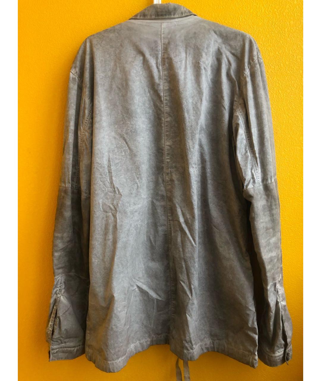 DAMIR DOMA Серый хлопковый пиджак, фото 2