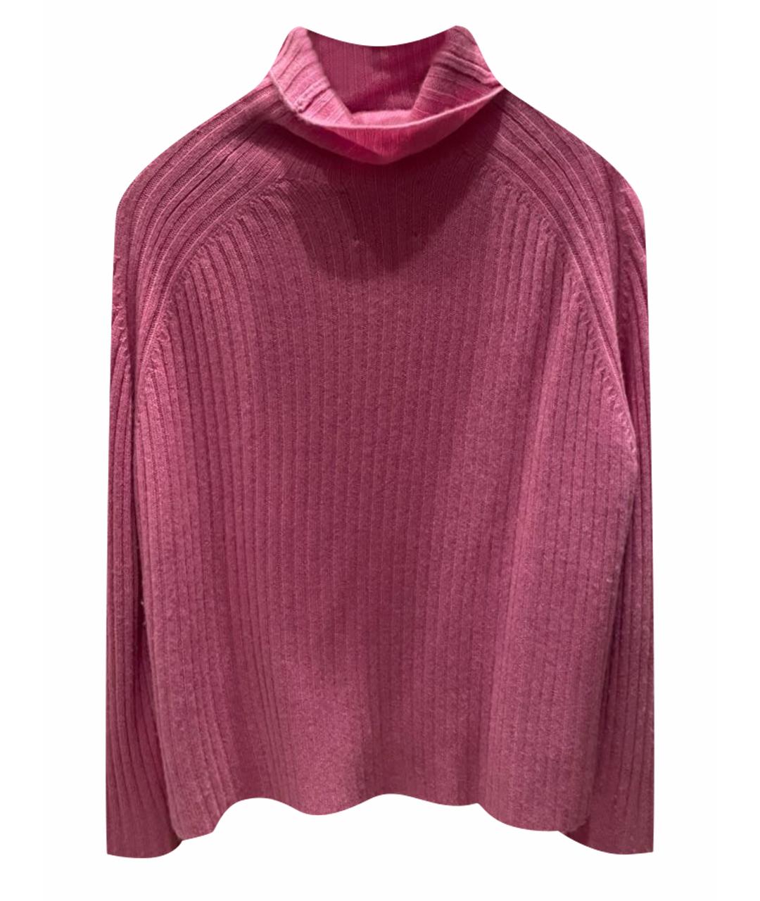MAJE Розовый шерстяной джемпер / свитер, фото 1