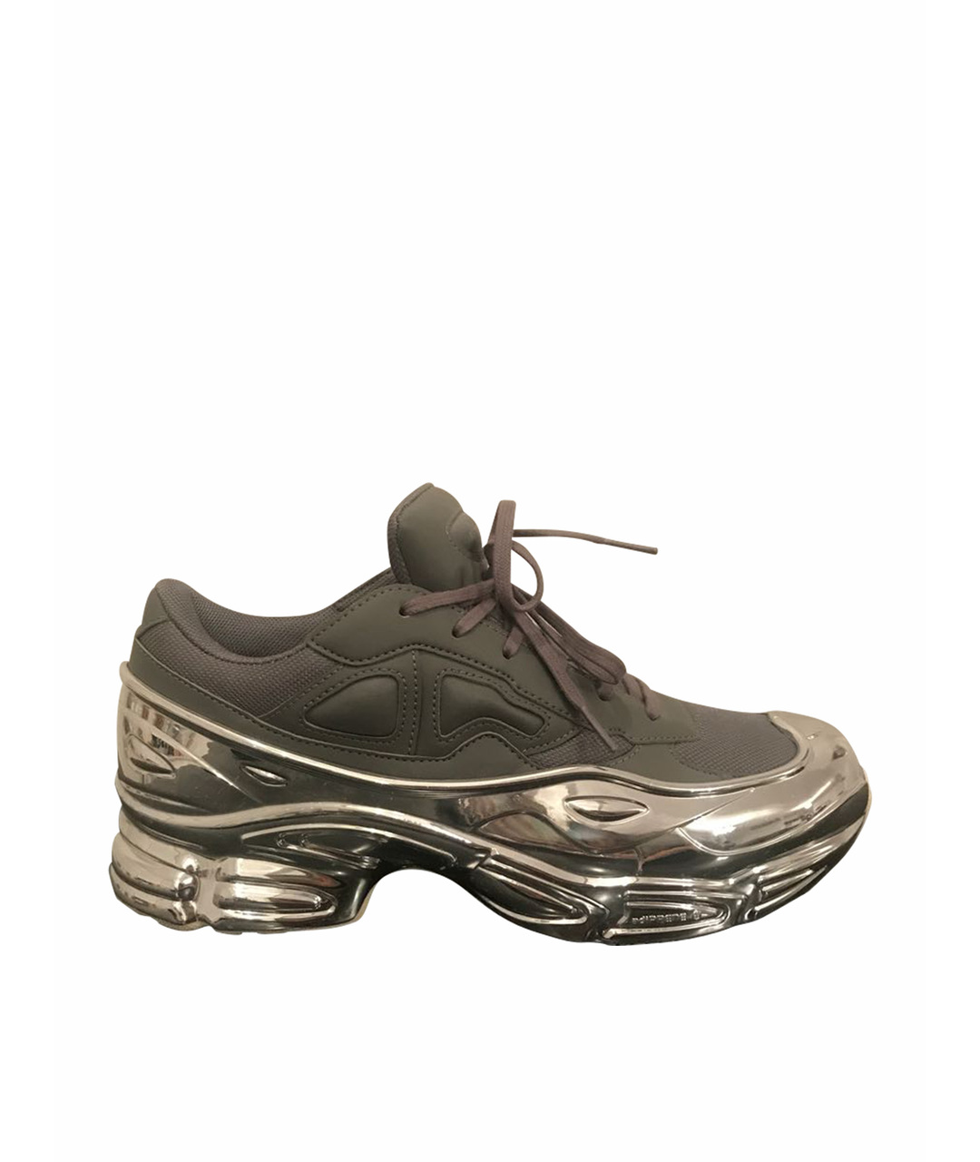 RAF SIMONS Серые кожаные кроссовки, фото 1