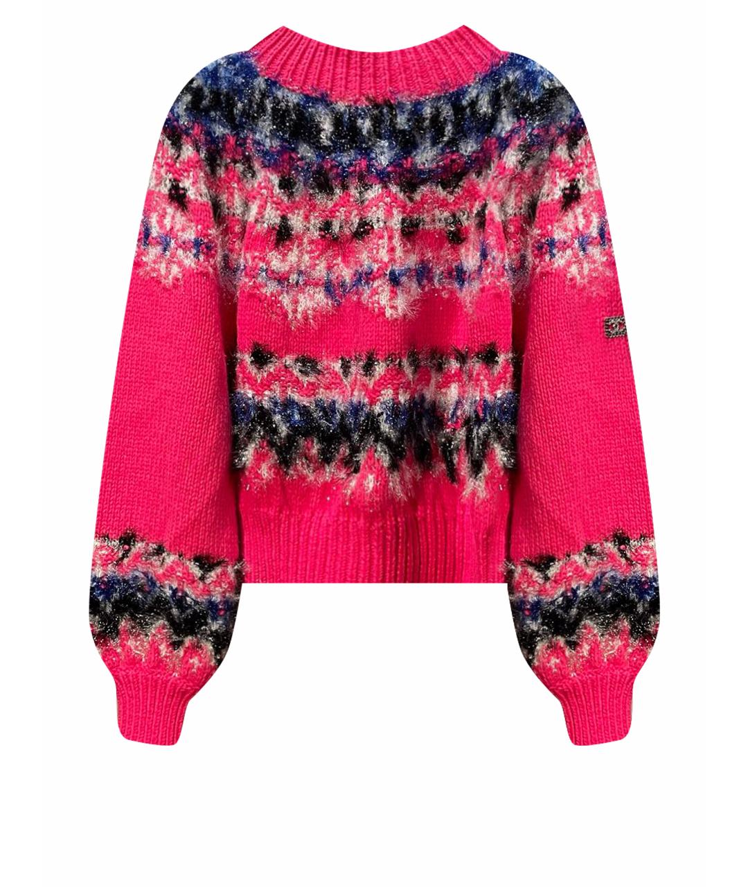 CHANEL PRE-OWNED Розовый кашемировый джемпер / свитер, фото 1