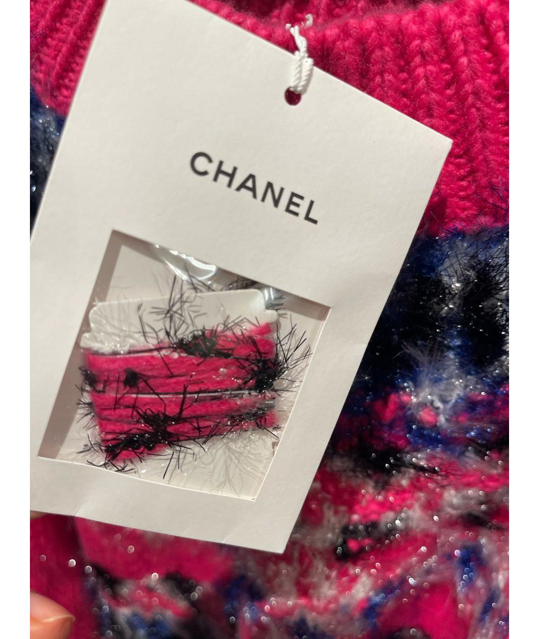 CHANEL PRE-OWNED Розовый кашемировый джемпер / свитер, фото 4