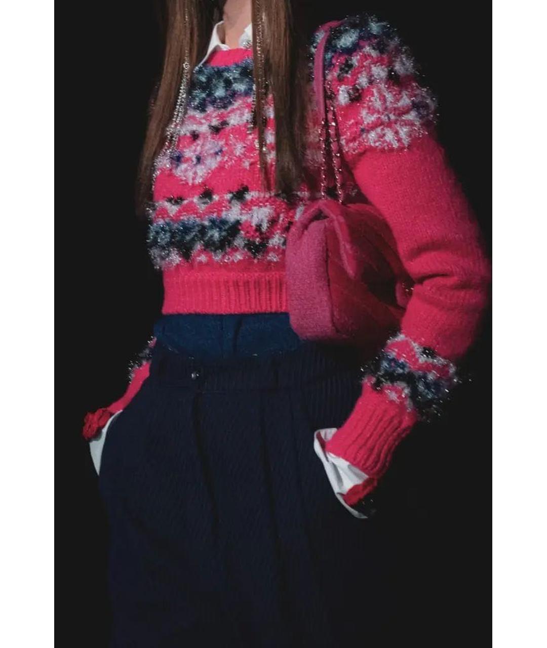 CHANEL PRE-OWNED Розовый кашемировый джемпер / свитер, фото 6