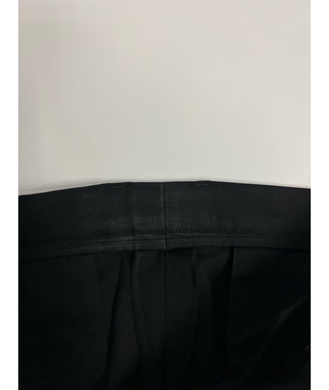 MCQ ALEXANDER MCQUEEN Черные шерстяные брюки чинос, фото 8