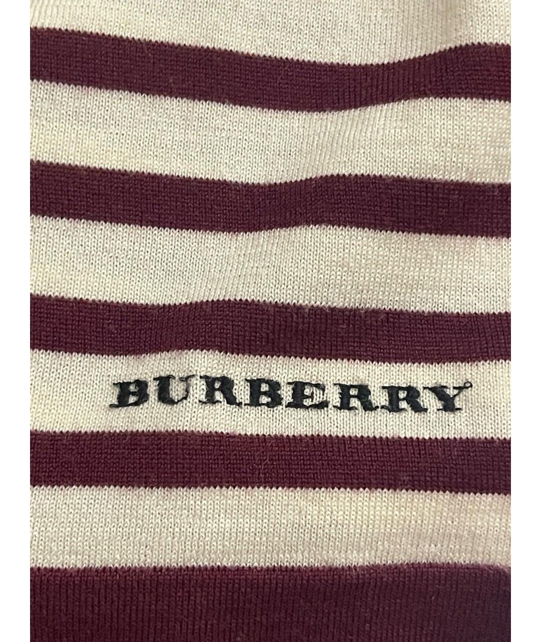 BURBERRY Мульти шерстяной джемпер / свитер, фото 4