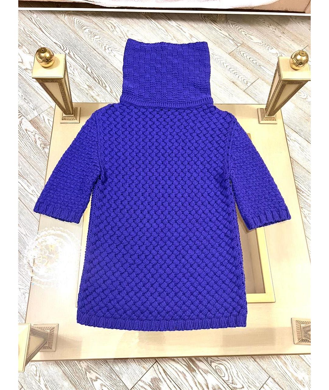 EMILIO PUCCI Фиолетовый шерстяной джемпер / свитер, фото 5
