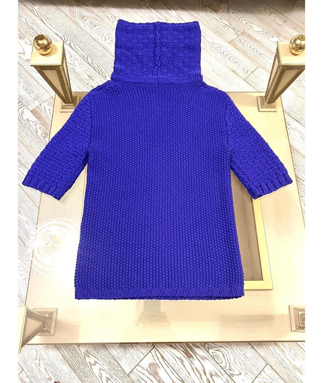EMILIO PUCCI Фиолетовый шерстяной джемпер / свитер, фото 2