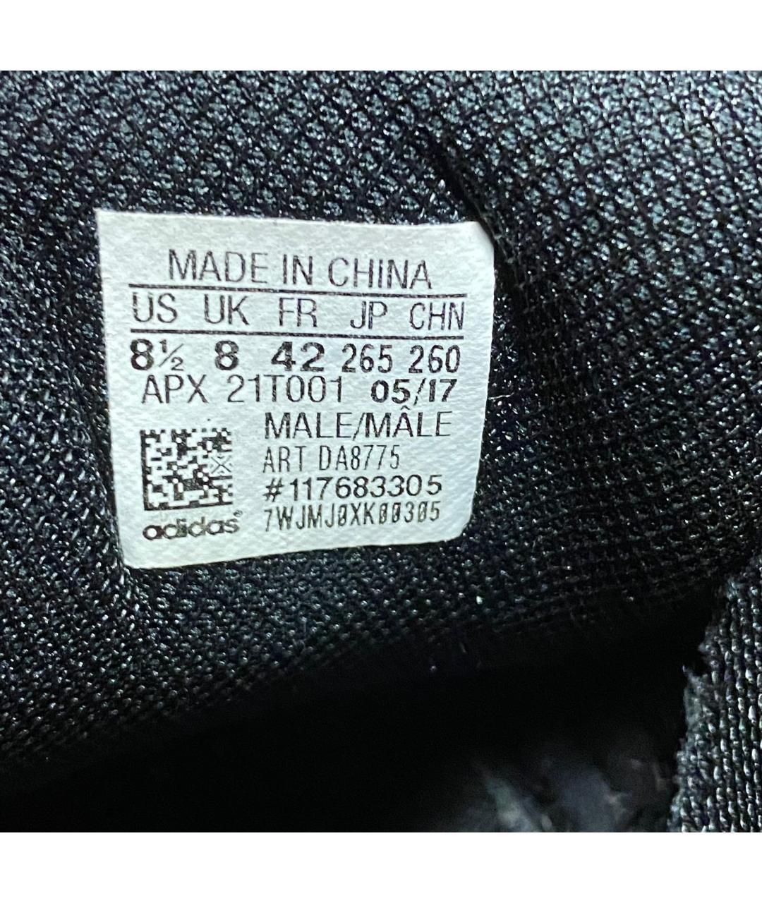 ADIDAS X RAF SIMONS Красные кожаные низкие кроссовки / кеды, фото 6