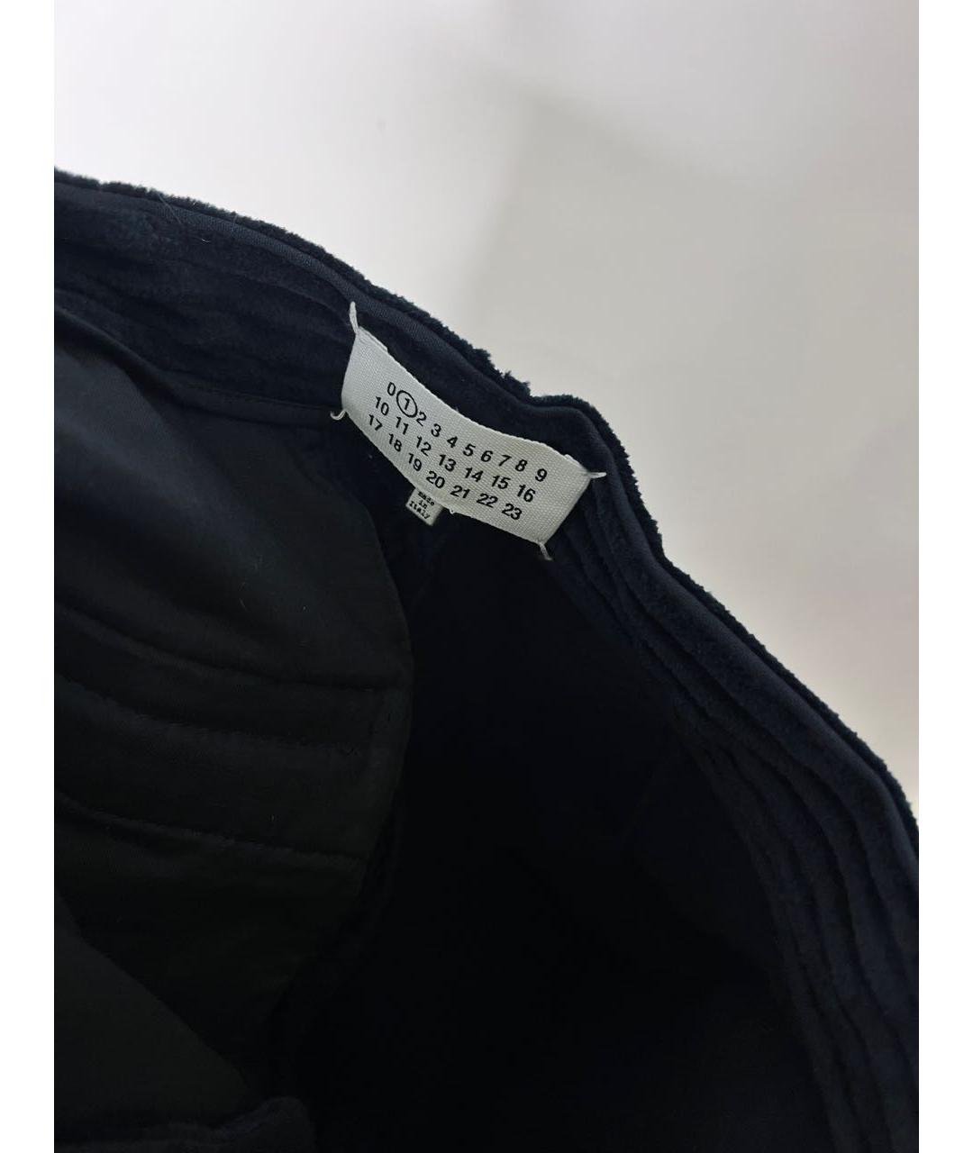 MAISON MARGIELA Темно-синие прямые брюки, фото 4