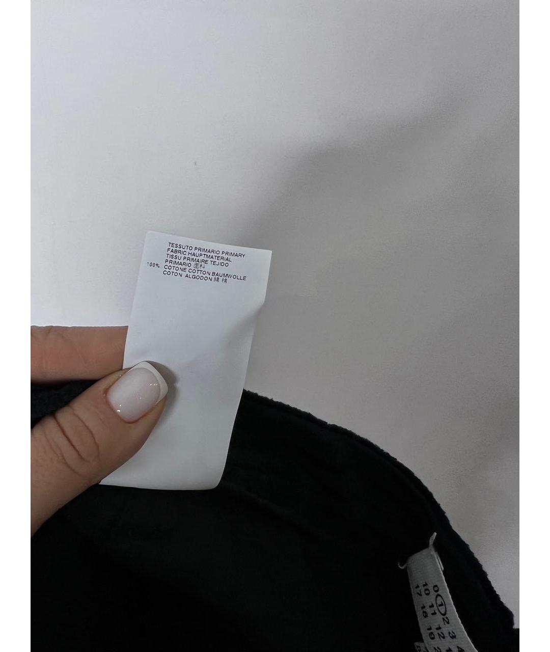 MAISON MARGIELA Темно-синие прямые брюки, фото 2