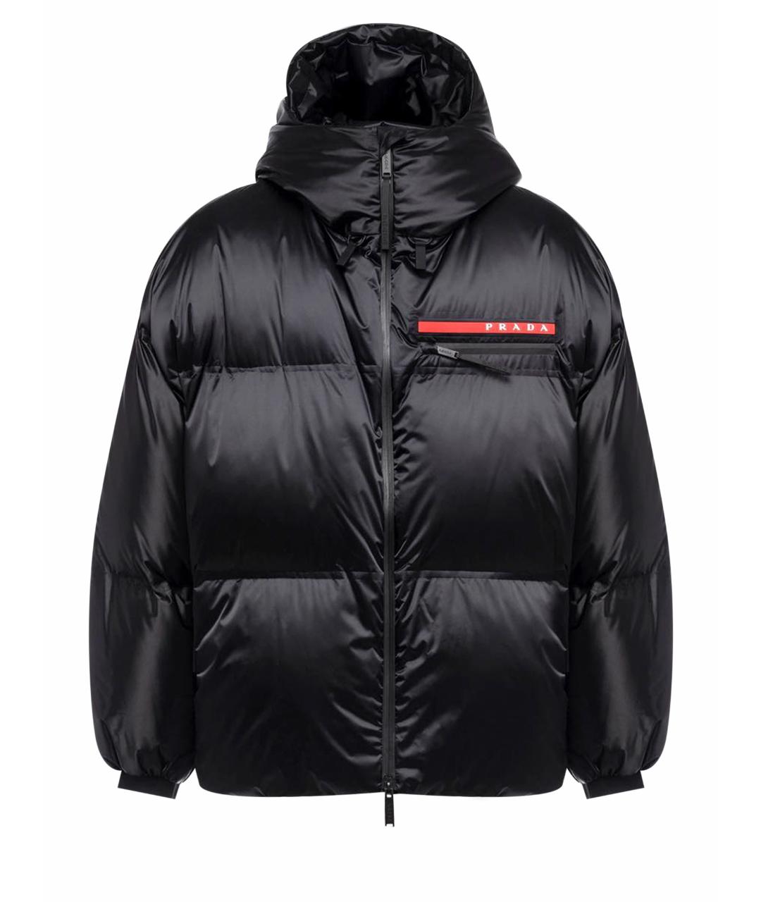 PRADA Черный пуховик, фото 1
