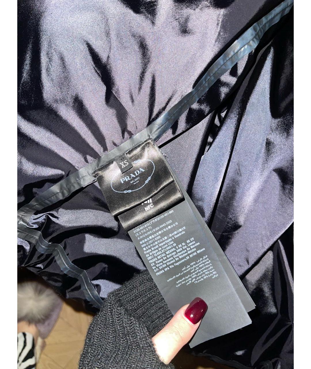 PRADA Черный пуховик, фото 7
