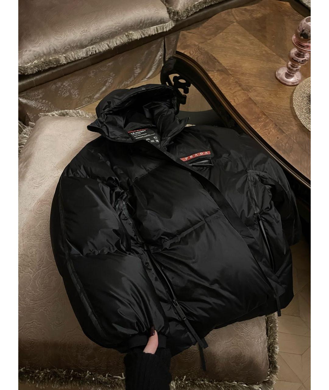 PRADA Черный пуховик, фото 5
