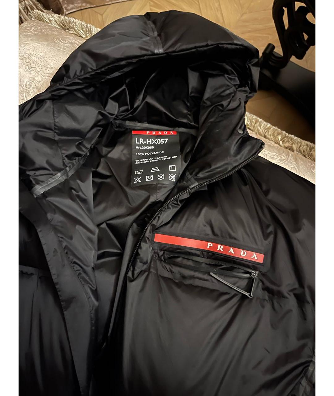 PRADA Черный пуховик, фото 4