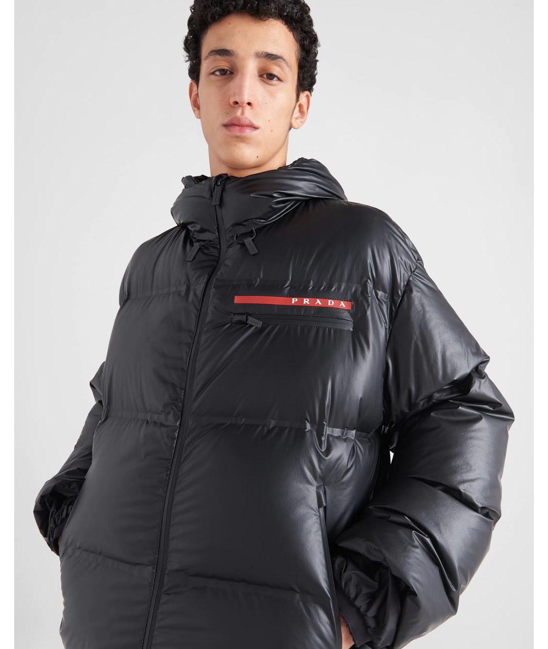 PRADA Черный пуховик, фото 2