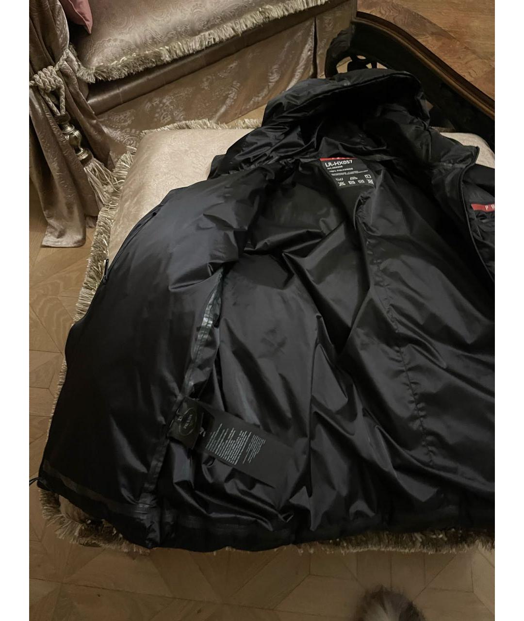 PRADA Черный пуховик, фото 6