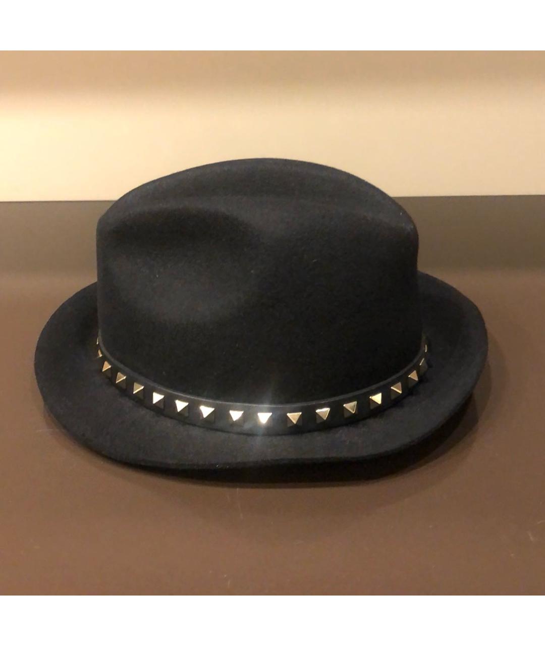 VALENTINO Черная шляпа, фото 2
