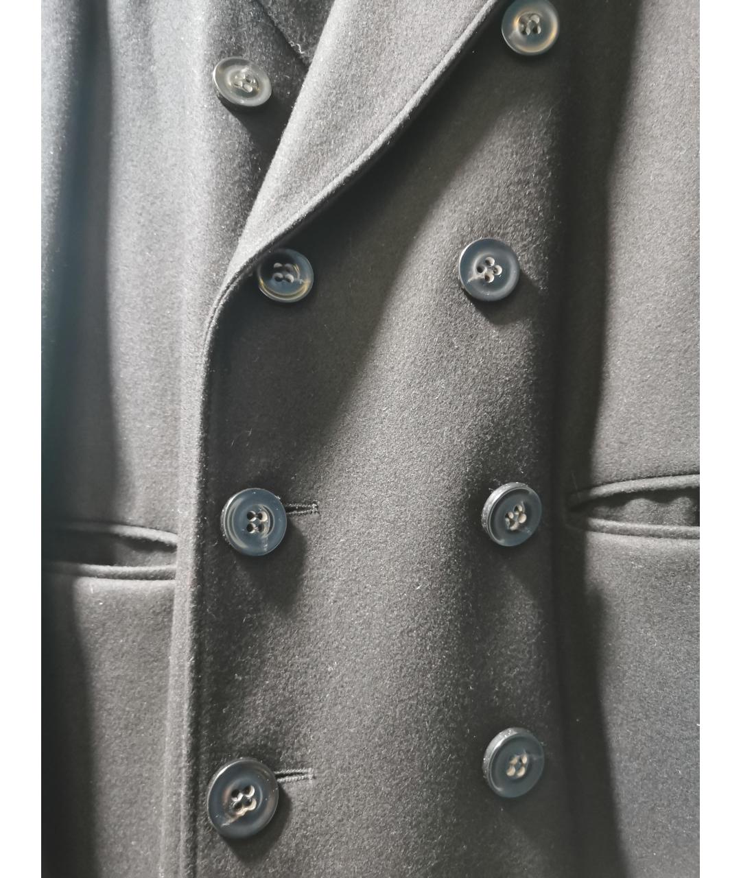 PAL ZILERI Черное шерстяное пальто, фото 2