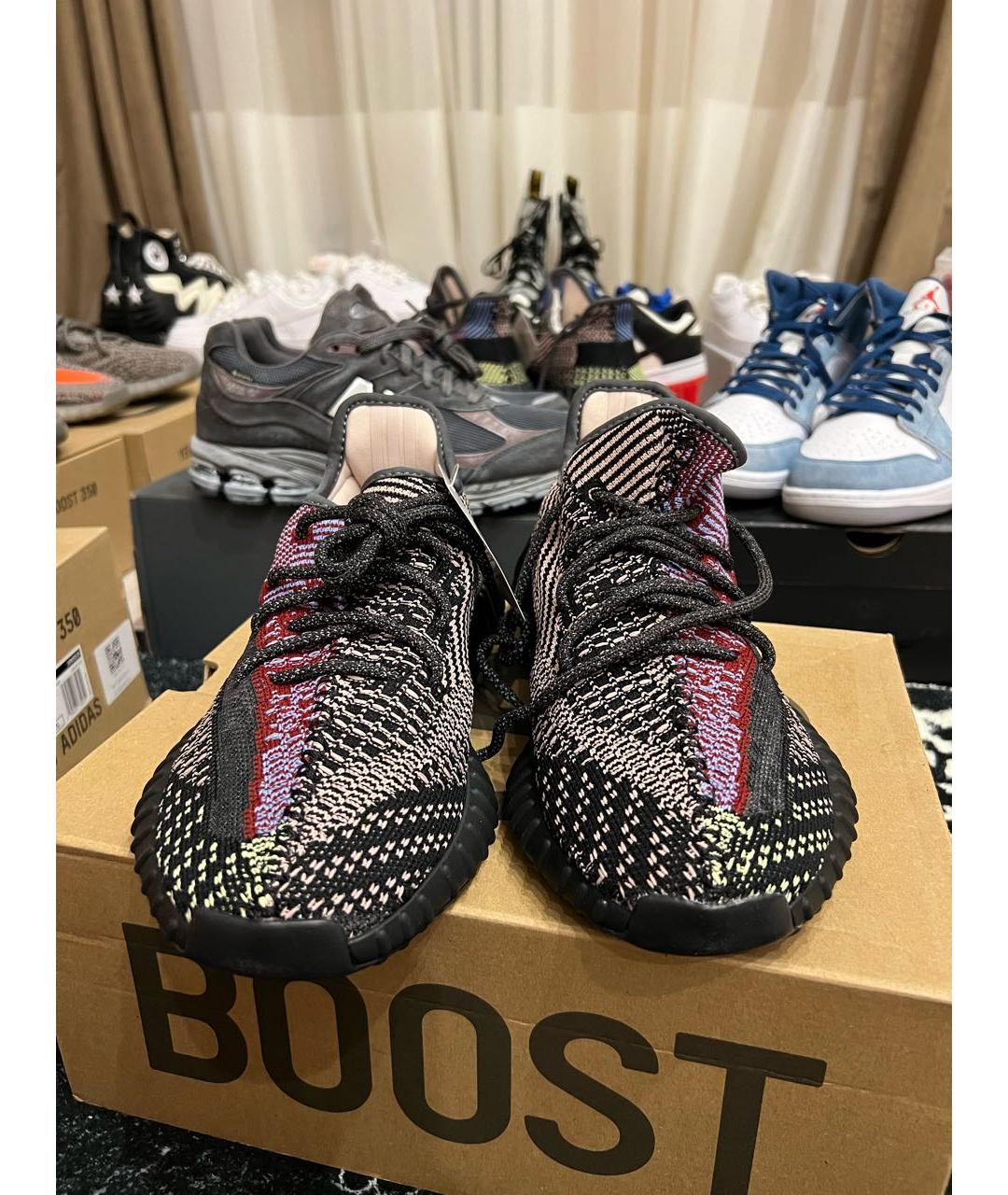 ADIDAS YEEZY Черные кроссовки, фото 2