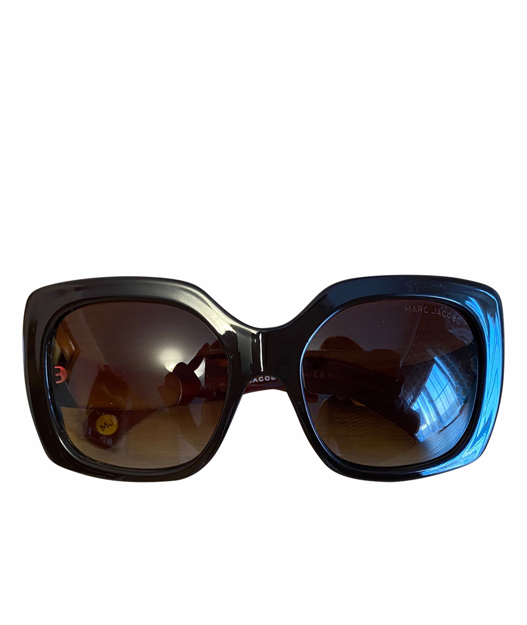 MARC JACOBS Коричневые пластиковые солнцезащитные очки, фото 1