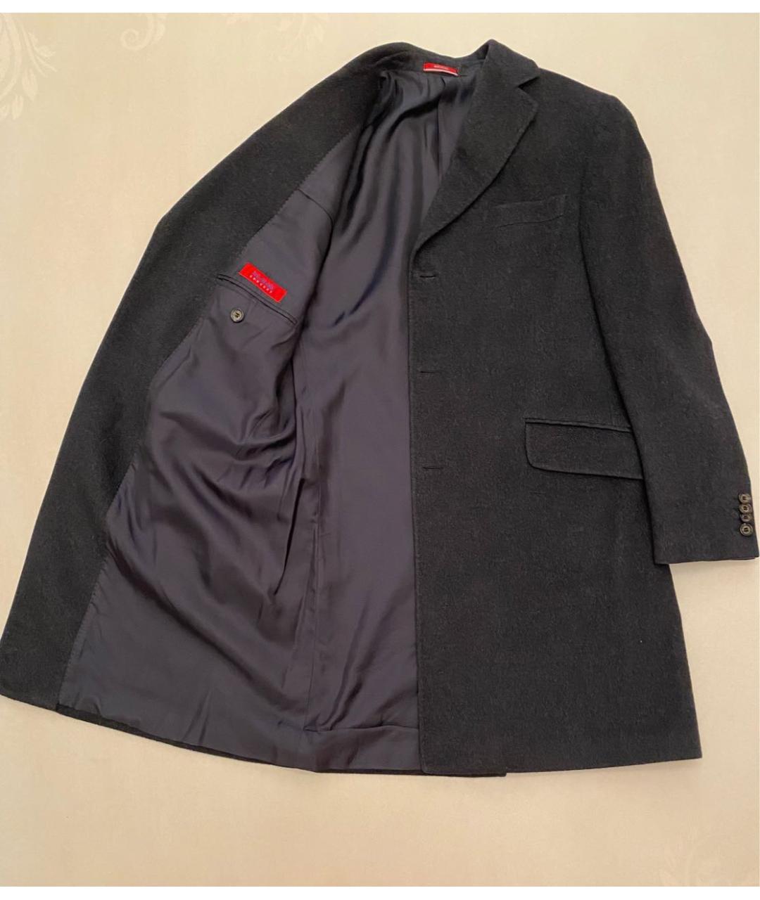 PAL ZILERI Антрацитовое кашемировое пальто, фото 4
