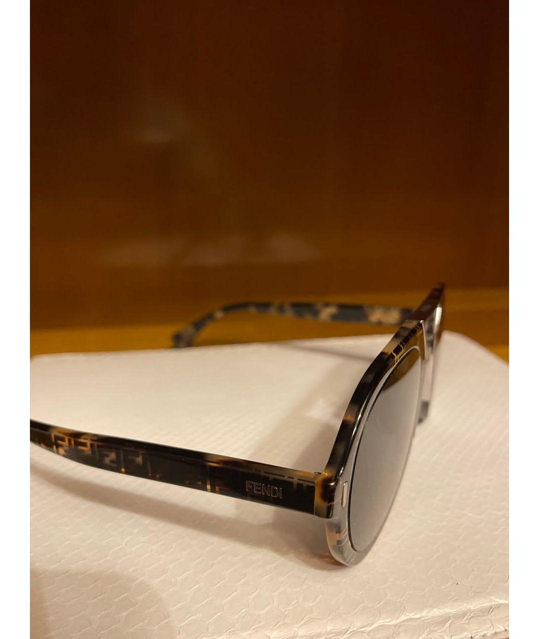 FENDI Металлические солнцезащитные очки, фото 3