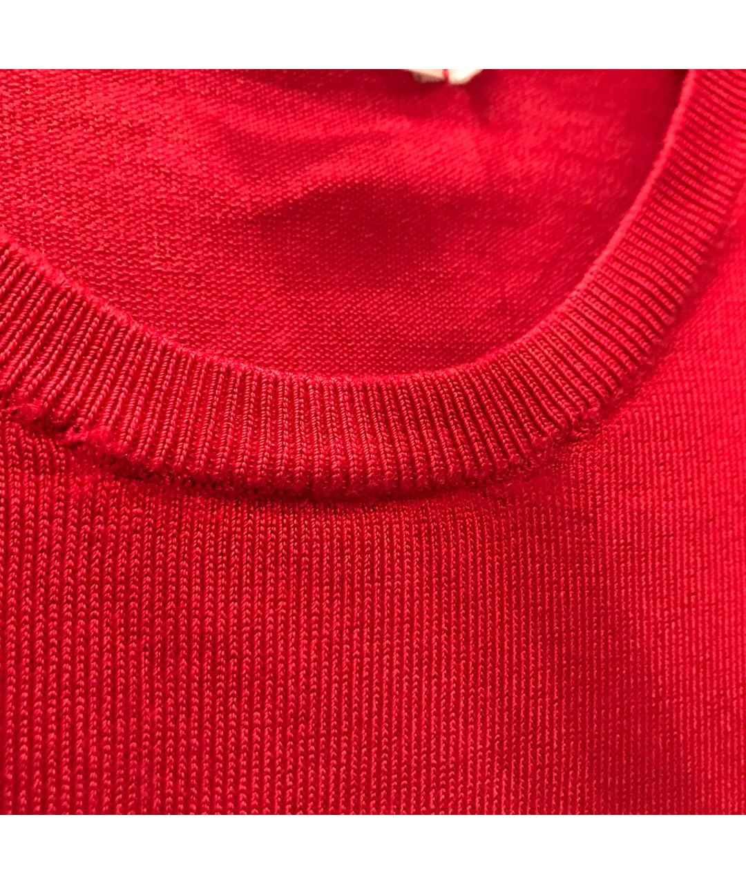 TOMMY HILFIGER Красный вискозный джемпер / свитер, фото 5